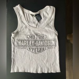 Harley Davidson Cropped Tank Top
